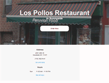 Tablet Screenshot of lospollos.net